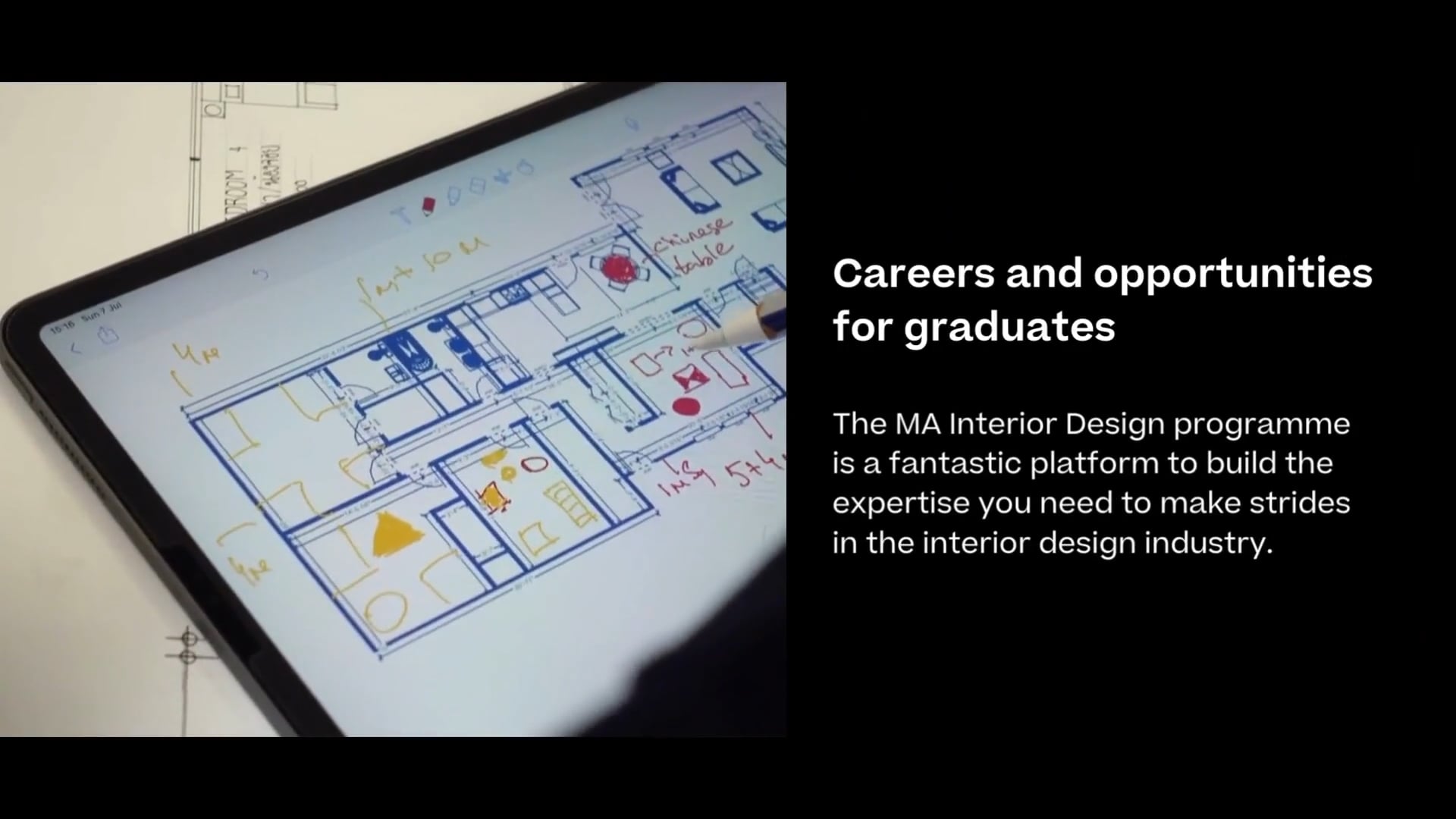 Careers for MA Interior Design graduates