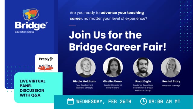 Bridge Career Fair: Discover Your Next English Teaching Opportunity