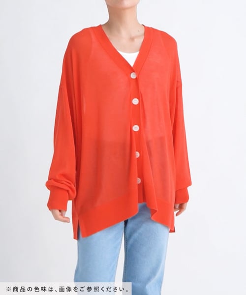 BAYFLOW◆カーディガン(厚手)/FREE/ポリエステル/WHT/bw2410mr17 楽天市場】【SALE／50%OFF】[春夏の羽織に]スカシアミニット