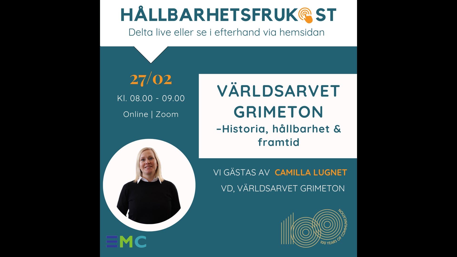 Hållbarhetsfrukost Världsarvet Grimeton - Historia, hållbarhet, framtid