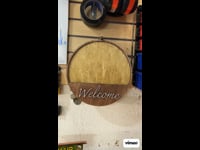 Round Interchangeable Door Hanger Demo