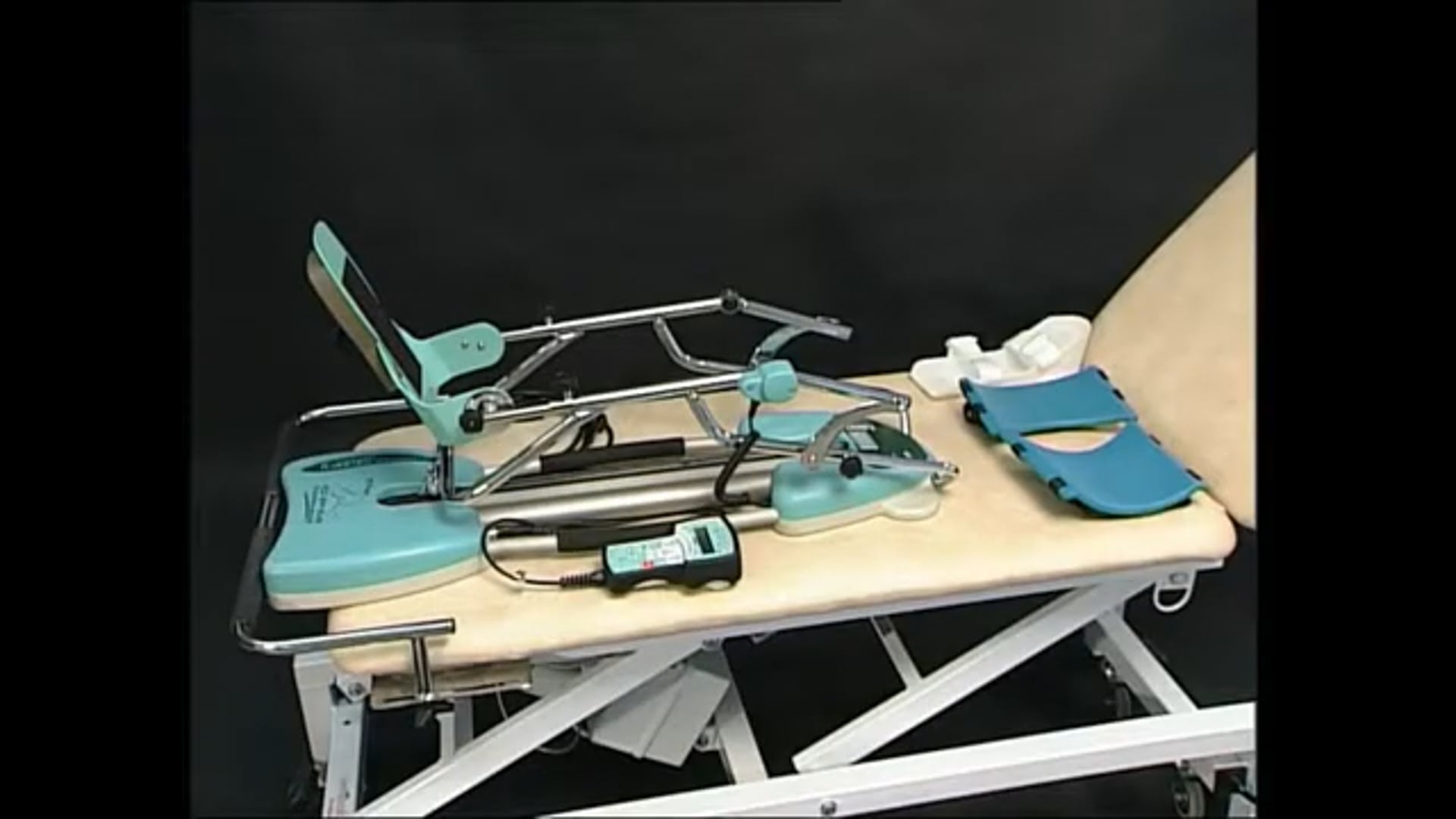 Kinetec Spectra knee CPM - comfort supports set up
