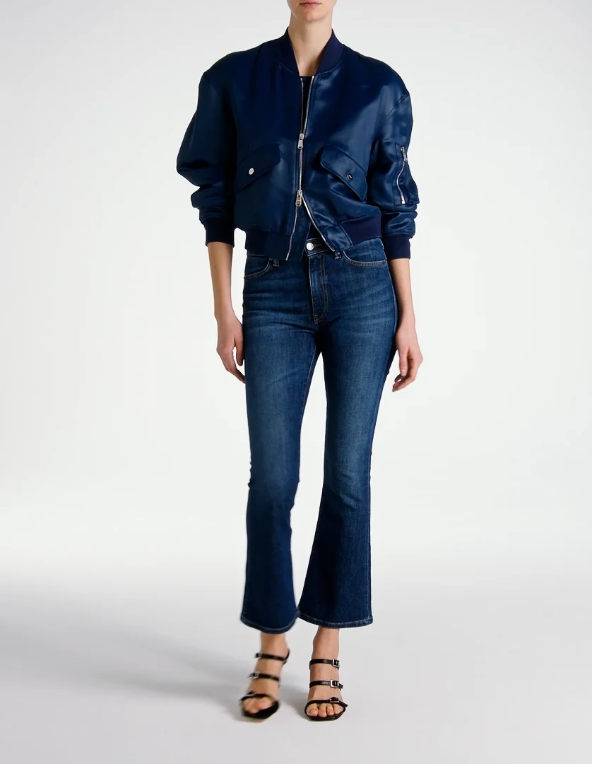 デニム・ジーパン DONDUP MANDY - Super skinny bootcut jeans in stretch denim Mandy super skinny bootcut jeans in stretch denim for women