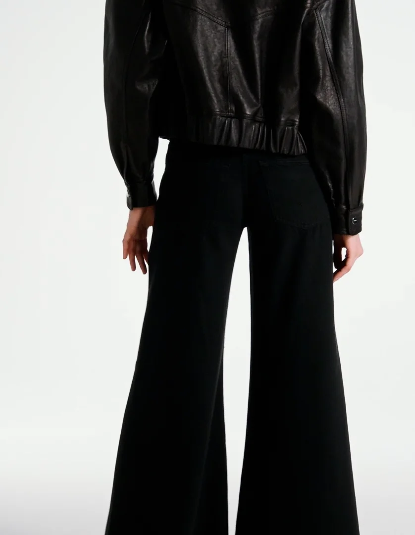デニム・ジーパン DONDUP SS25 MARLEN - Wide leg jeans (DP775BFE020DBM5 999) Marlen wide-leg jeans in cotton and lyocell rigid bull denim