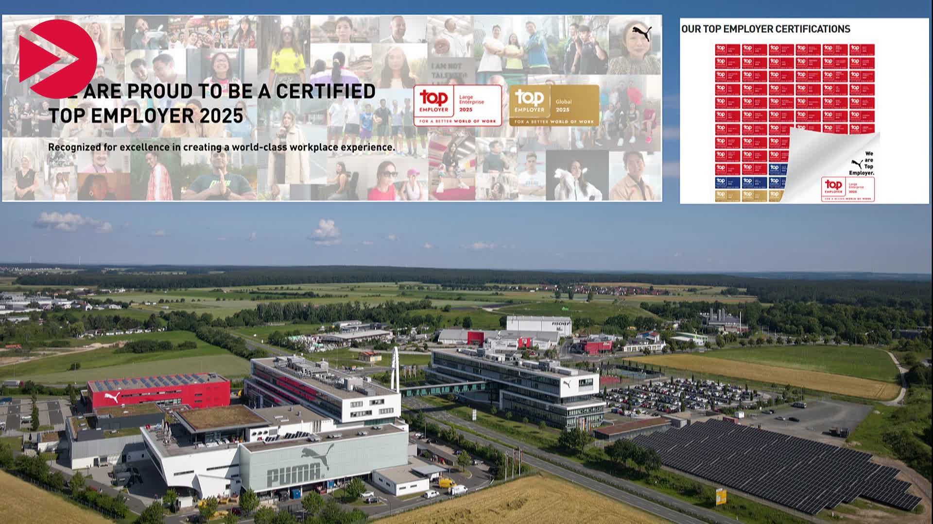 Video Vorschaubild Nachhaltigkeits- und Top-Employer-Auszeichnung für PUMA