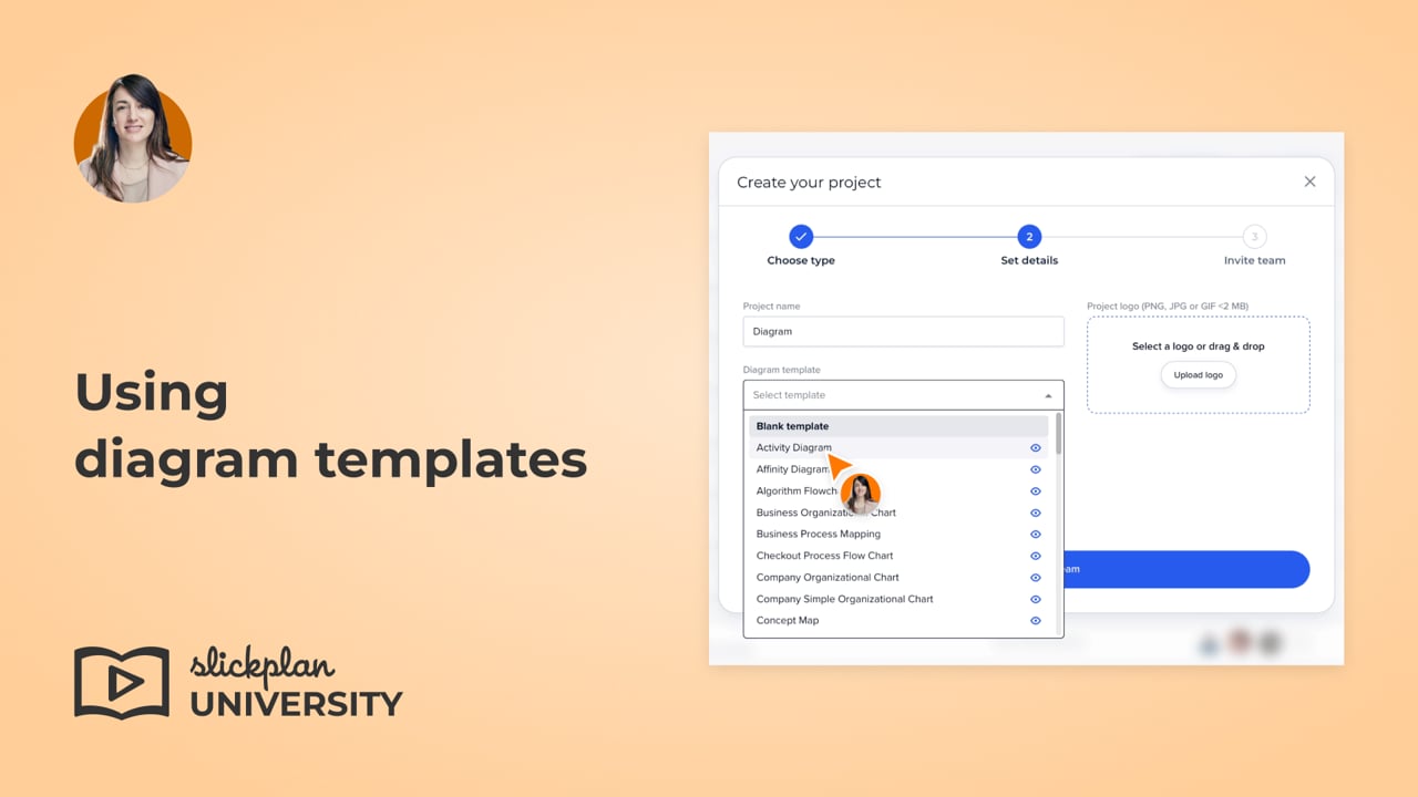 Using diagram templates