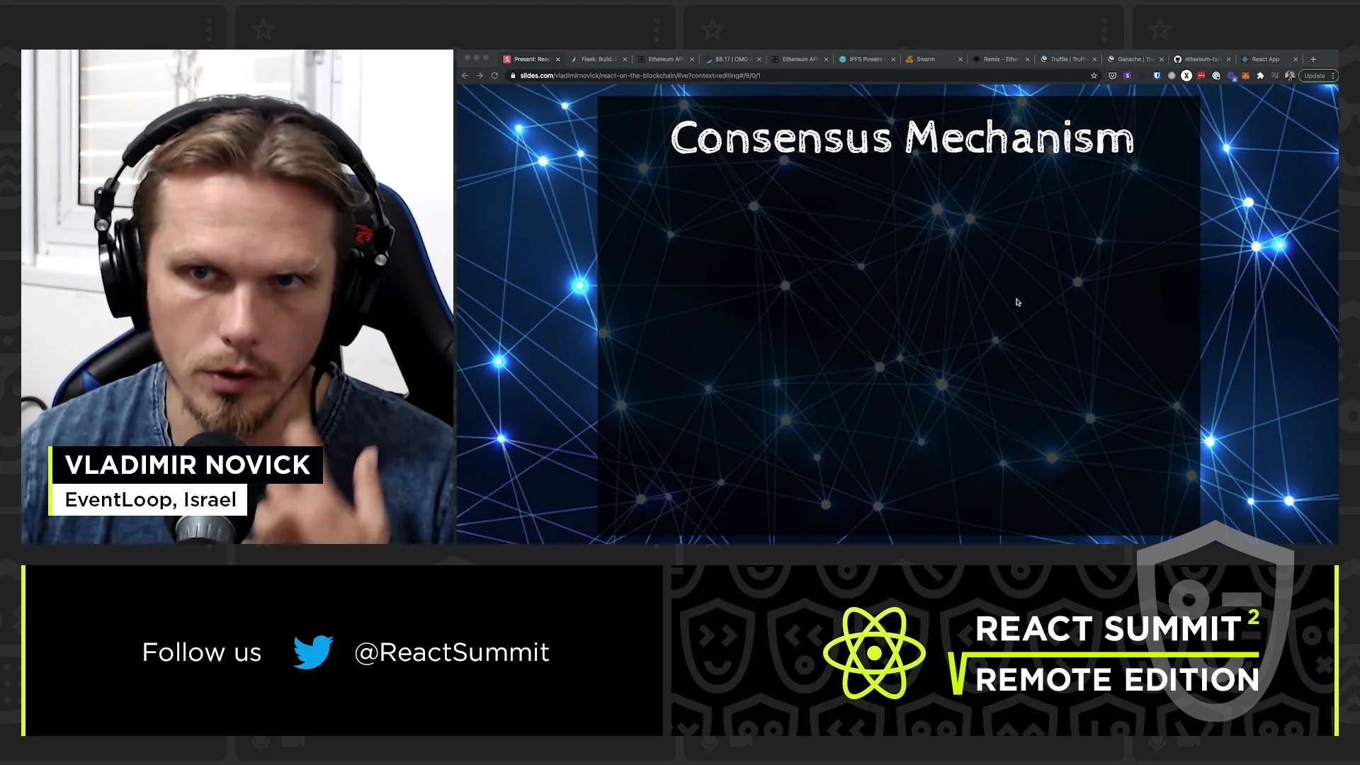 React on the Blockchain - the Missing Getting Started Guide – Vladimir  Novick, React Summit Remote Edition 2021
