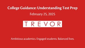 College Guidance: Intro to Test Prep