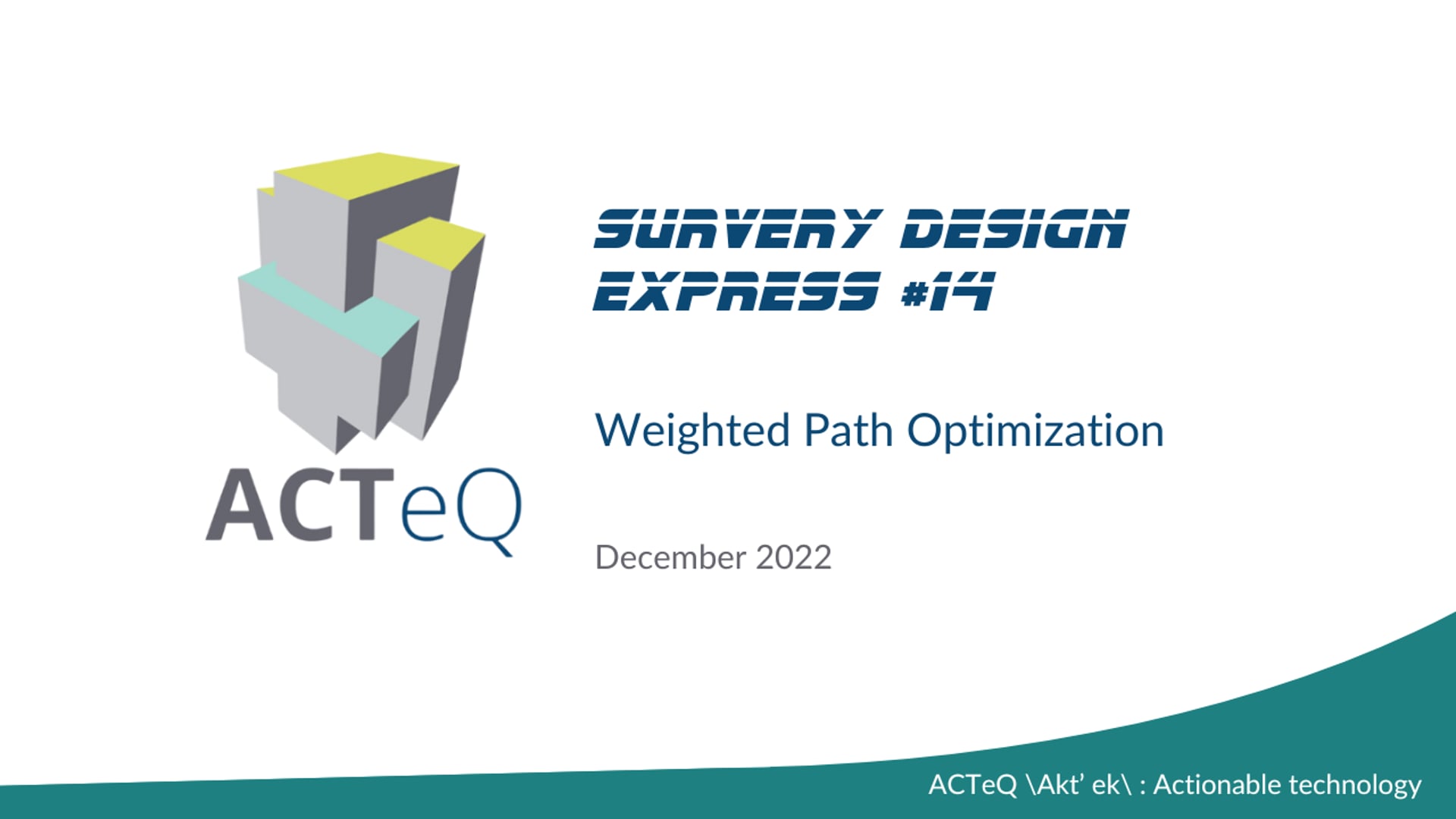 SDE 14 Weighted Path Optimization