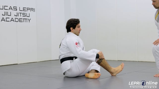 Deep Half Guard Sweep