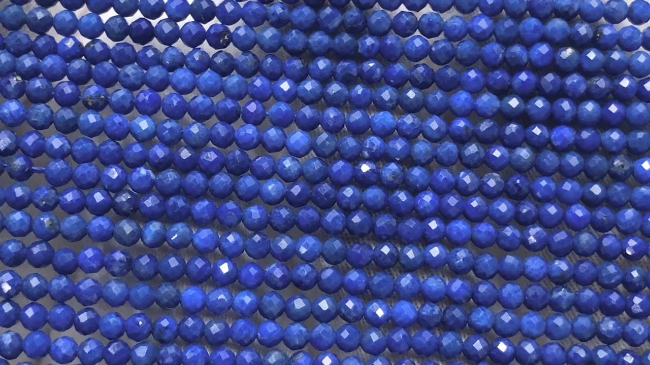 ラピスラズリ（産地・アフガニスタン） 極小ラウンドカット2mm 1
