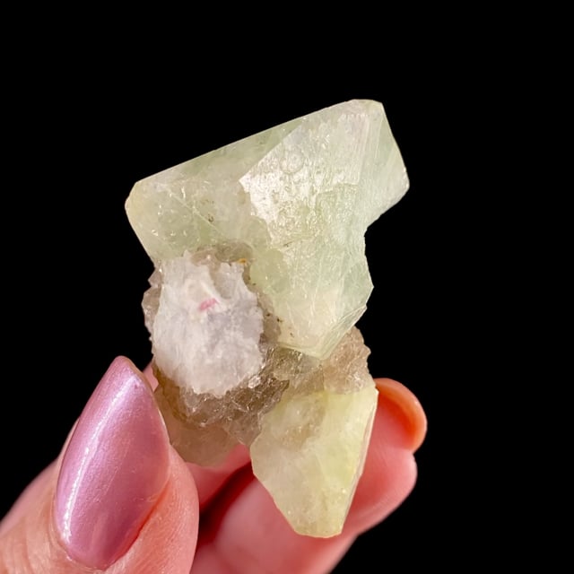 Rhodizite (fine rare crystals)