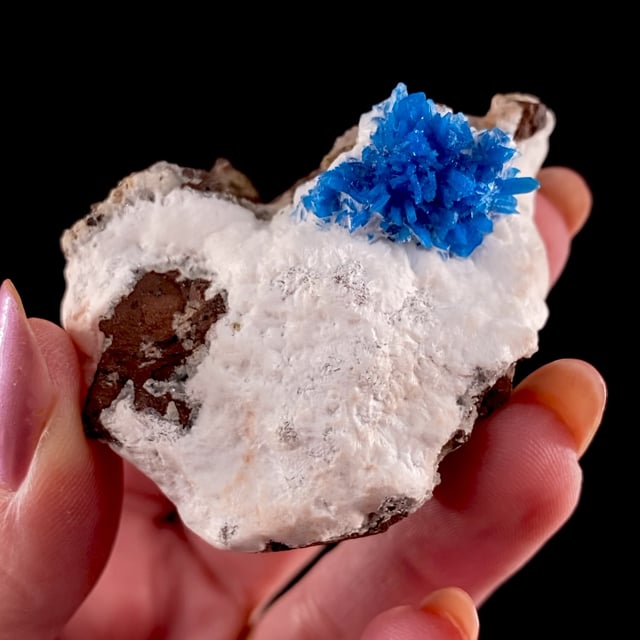 Pentagonite (rare) on Mordenite