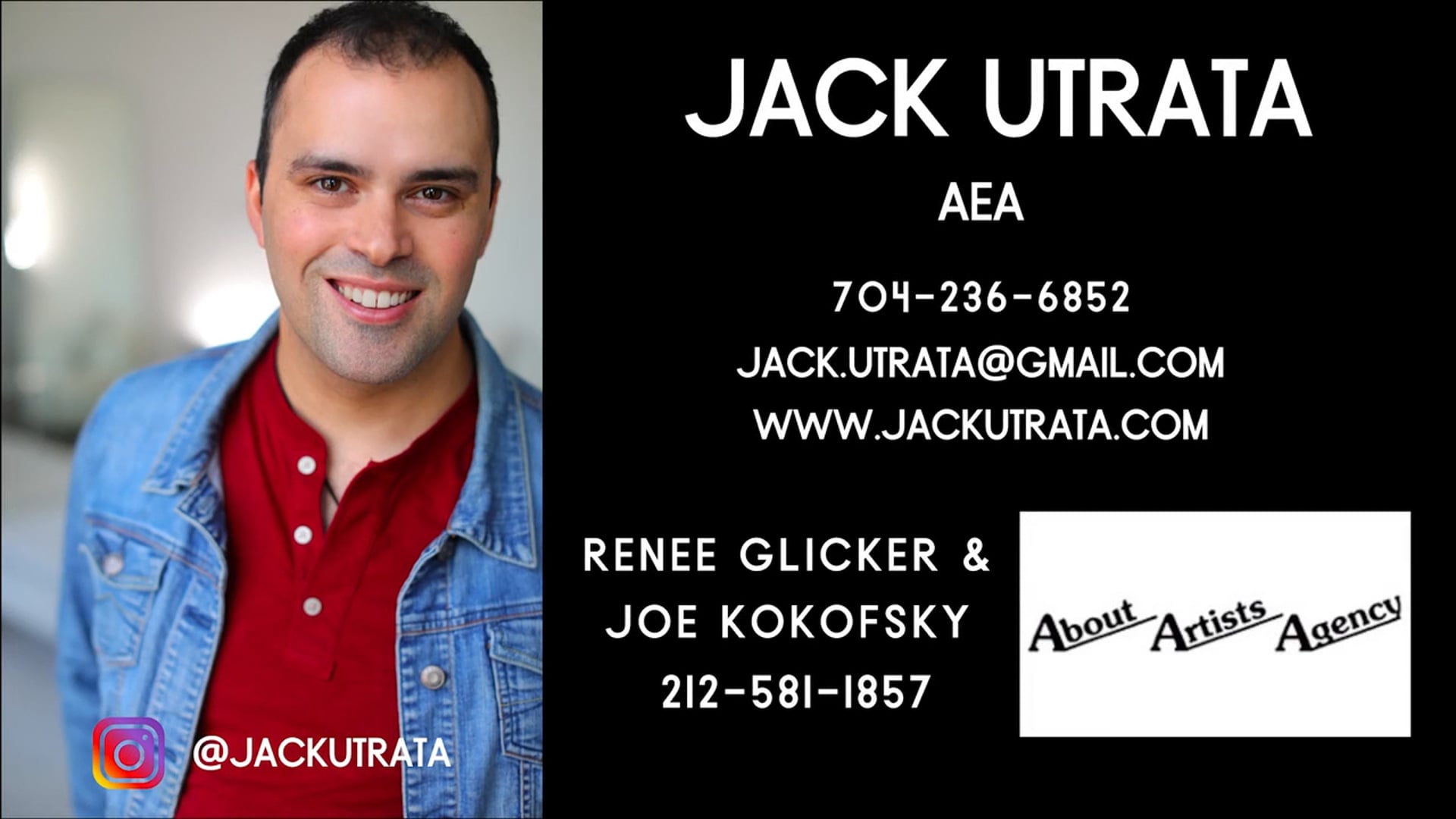 Jack Utrata Reel - About Artists