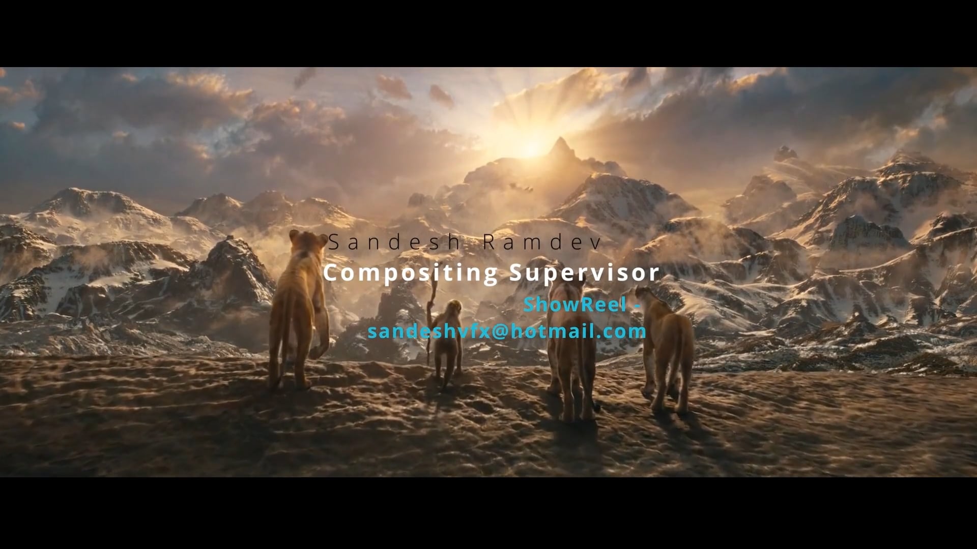 SANDESH RAMDEV - Compositing Supervisor Showreel