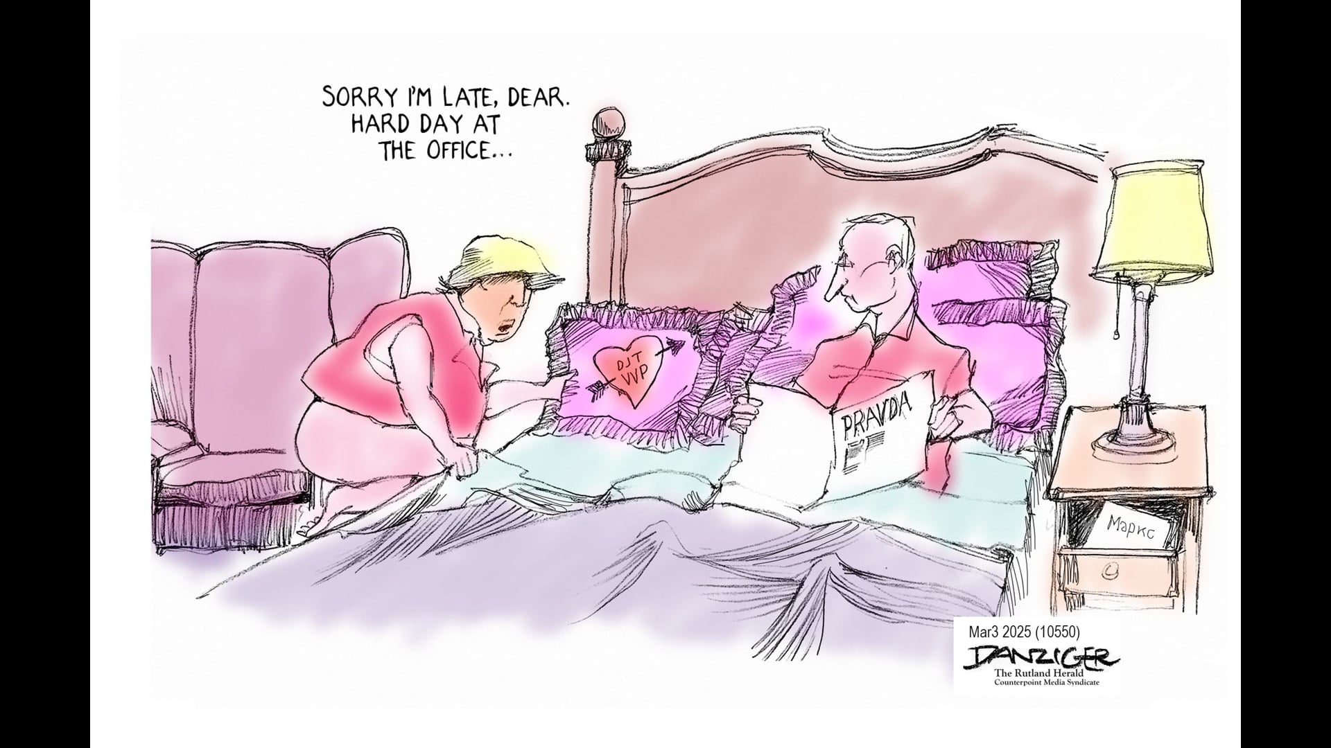 Trump And Putin, Jeff Danziger Cartoon