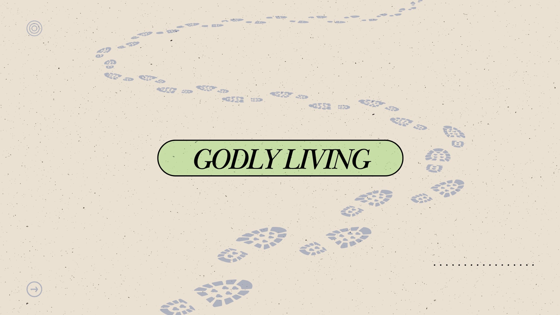 Godly Living - Pastor Cip Marrujo