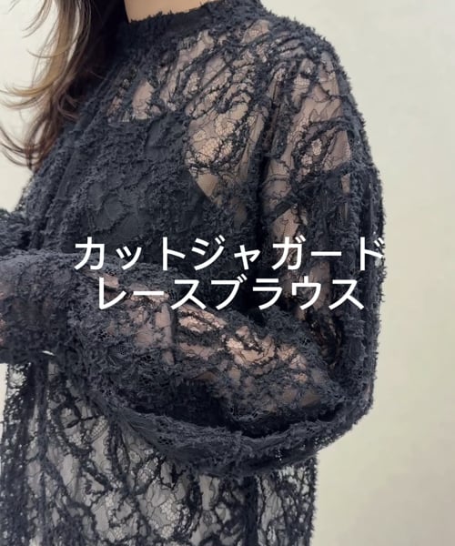 Andemiu - アンデミュー　レディースレースブラウス カットジャガードレースブラウス | [公式]アンデミュウ（Andemiu