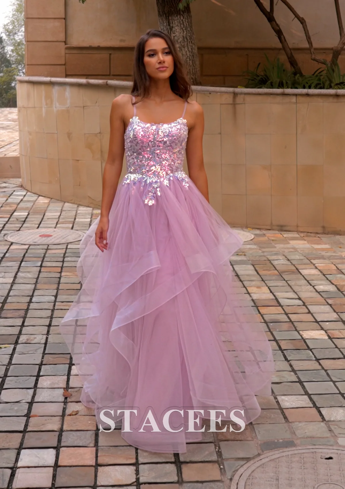 led prom dress Long A-Line Shimmer Prom Gown with Sheer Sequin Bodice Emerald / 4