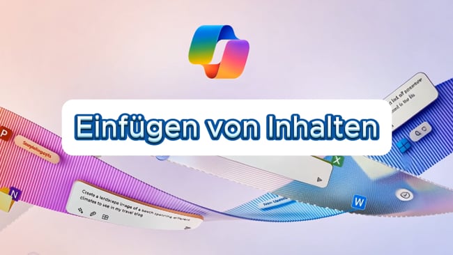 Einfügen von Inhalten