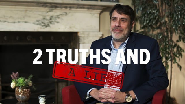 RABBIs share 2 TRUTHS and a LIE