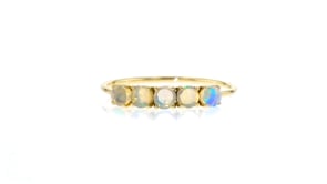 Opal Five-Stone Ring in 14kt Yellow Gold