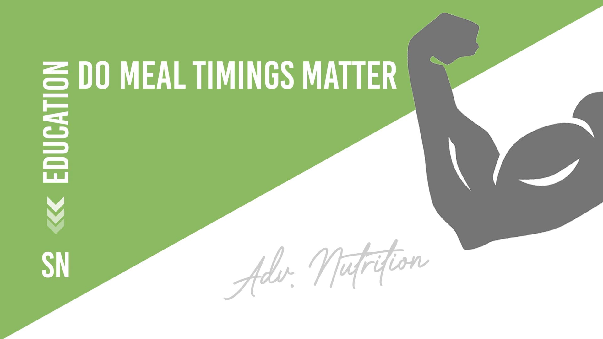 Do meal timings matter