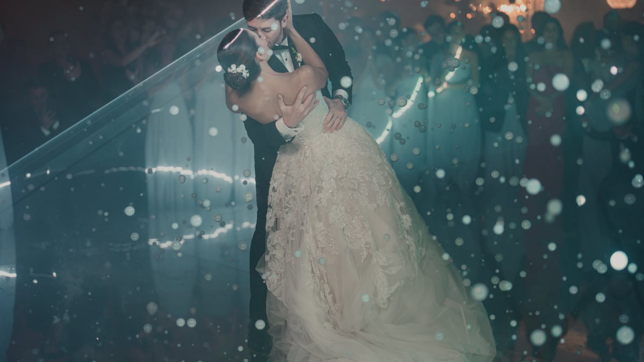 Película de boda de Olga & Andrés — Cancún, México