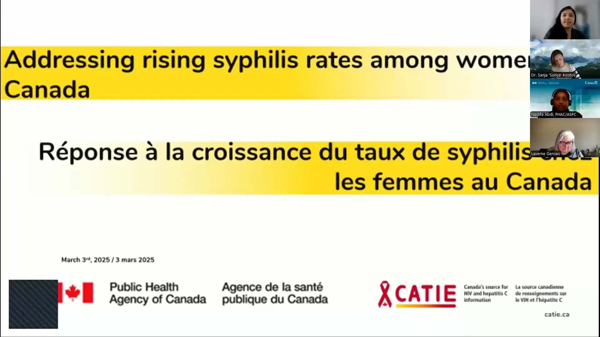 Addressing rising syphilis rates among women in Canada