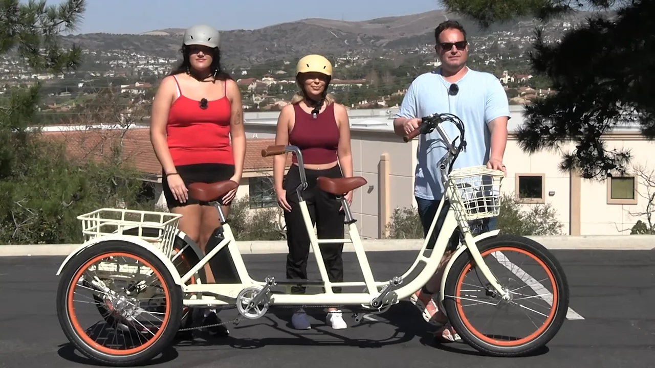Tandem Electric Bike Custom Tandem Bike Sixthreezero EVRYjourney