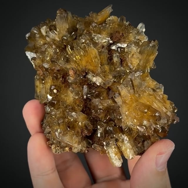 Baryte on Quartz (classic German locale)