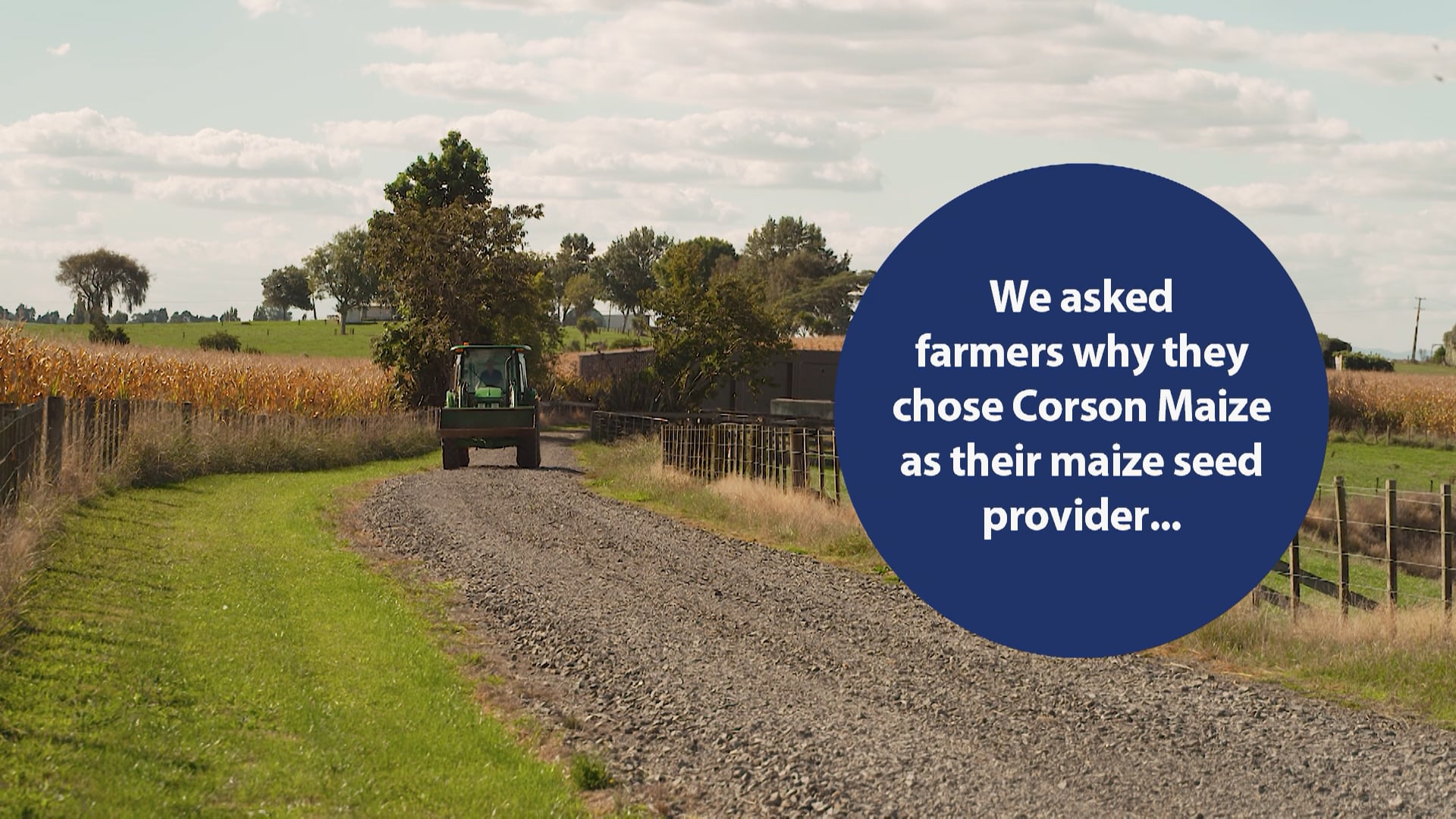 Corson Maize Farmers - PGG Wrightson Seeds