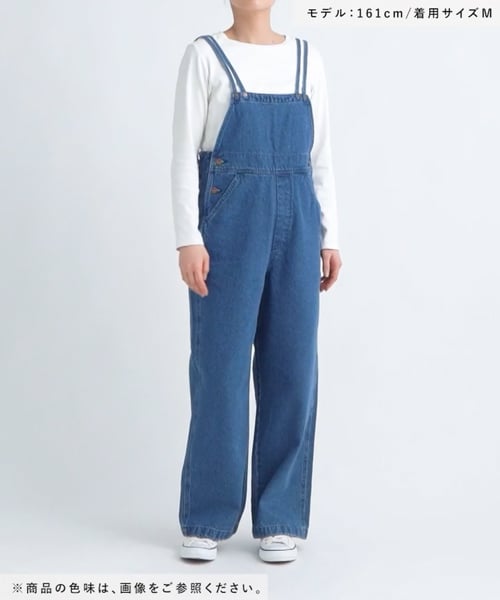 WOMENS】DICKIES/ディッキーズ バックリボンデニムサロペット | [公式