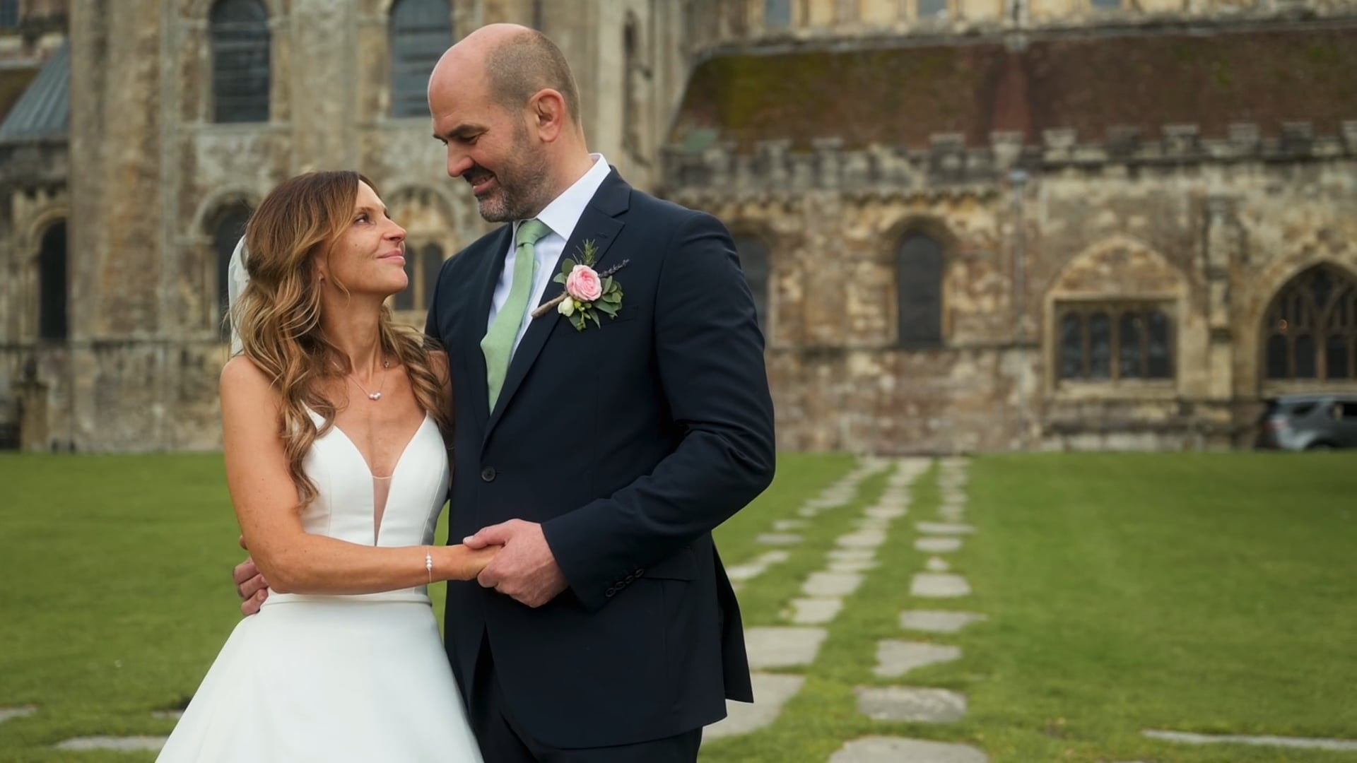 Sally & Phil - Romsey Abbey