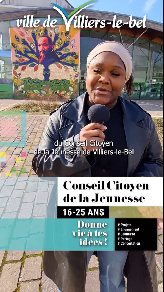 Vimeo Video : Rejoins le Conseil Citoyen de la Jeunesse de Villiers-le-Bel !
