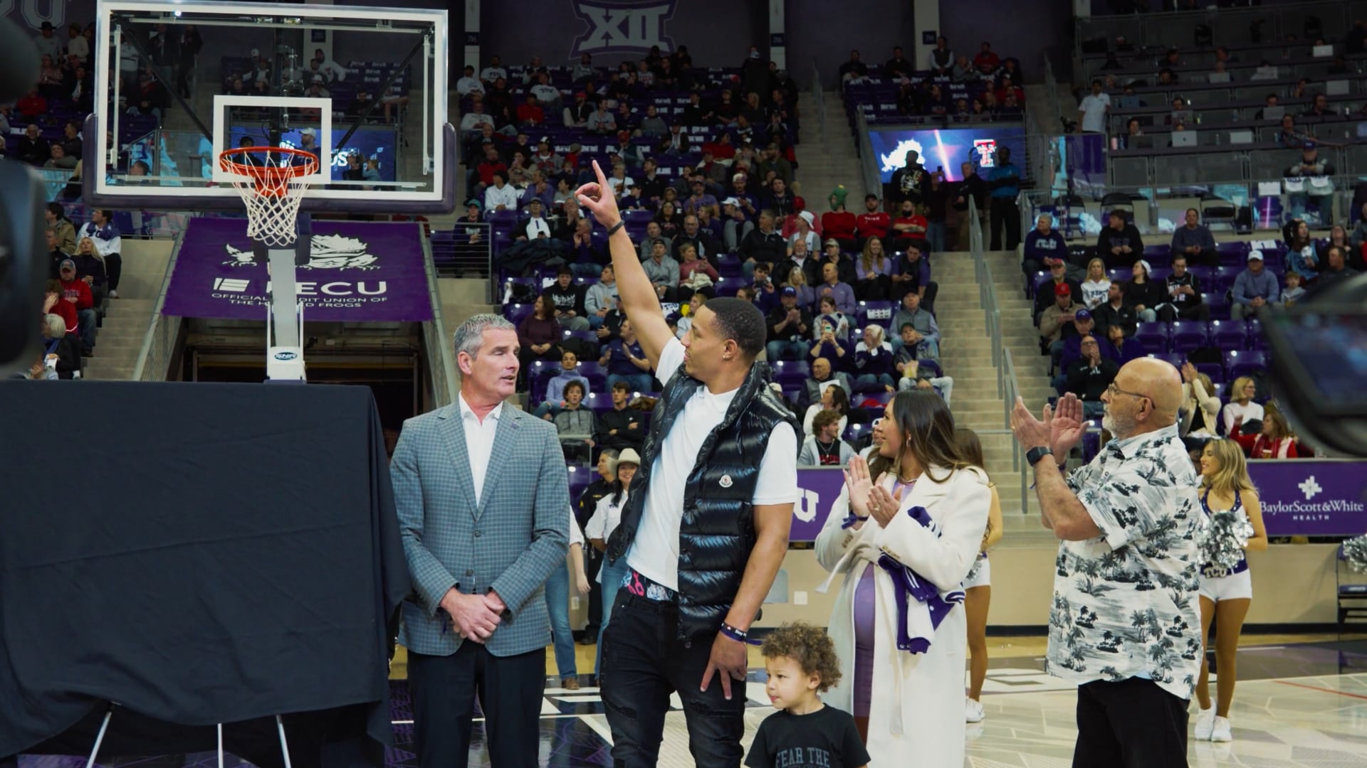 Desmond Bane TCU Jersey Retirement