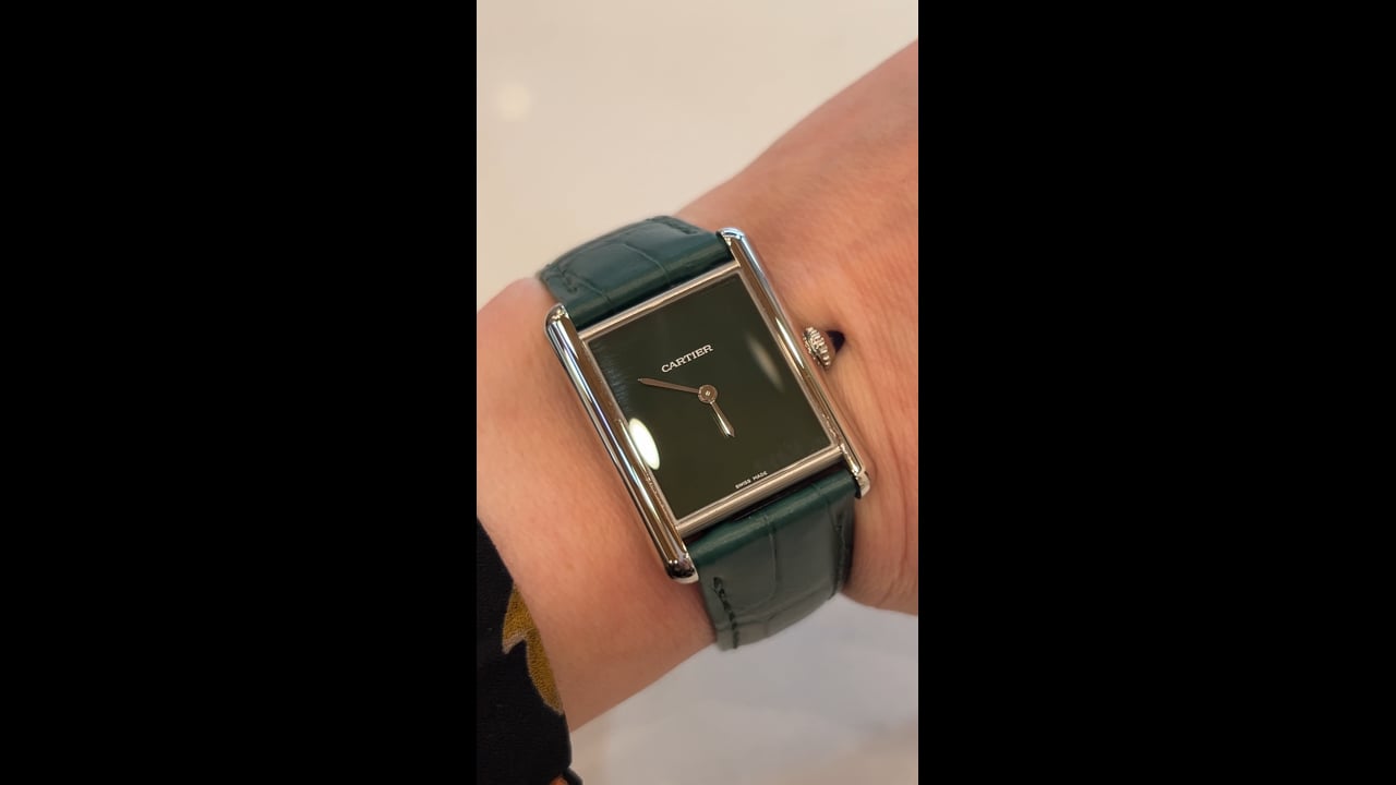 Tank Must Du Cartier Watch 4323 in Stainless Steel – Filigree Jewelers