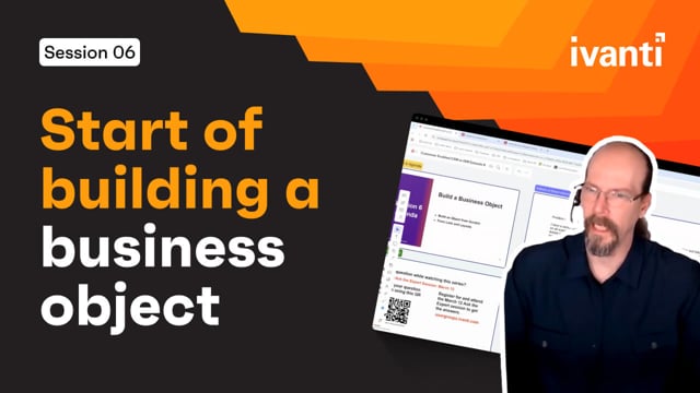 Session 06 Start of building a business object