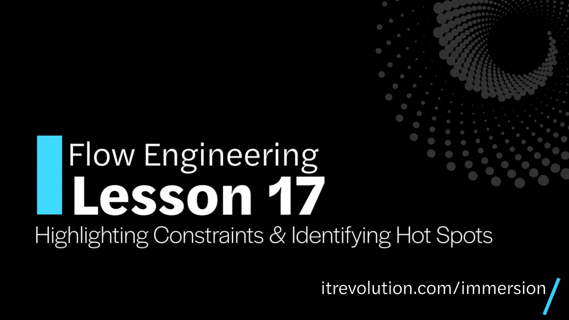 Module 3 / Lesson 17: Highlighting Constraints