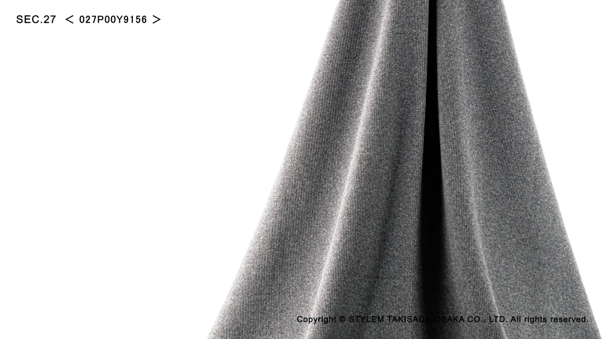 20/1国産スパンテレコ CG[027P00Y9156] | STYLEM FABRIC STORE
