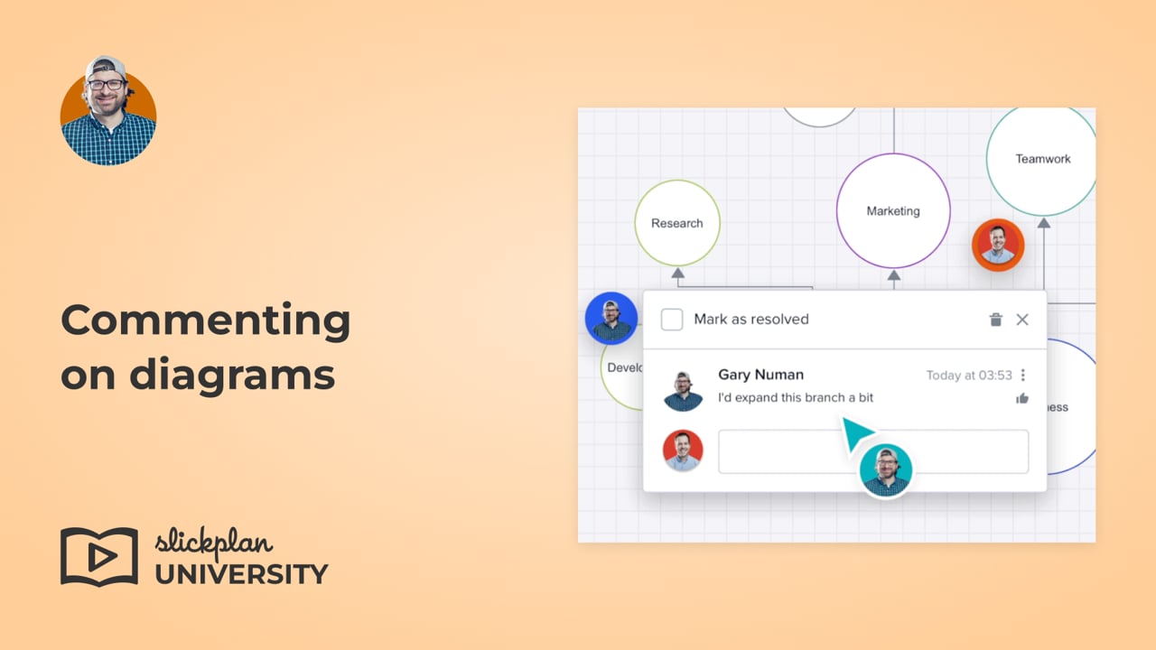 Commenting on diagrams