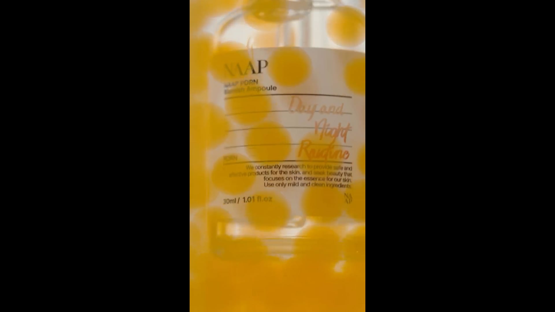 PDRN 앰플 브랜드 필름 NAAP