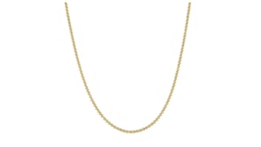 Italian 18kt Gold Vermeil Bead-Chain Necklace