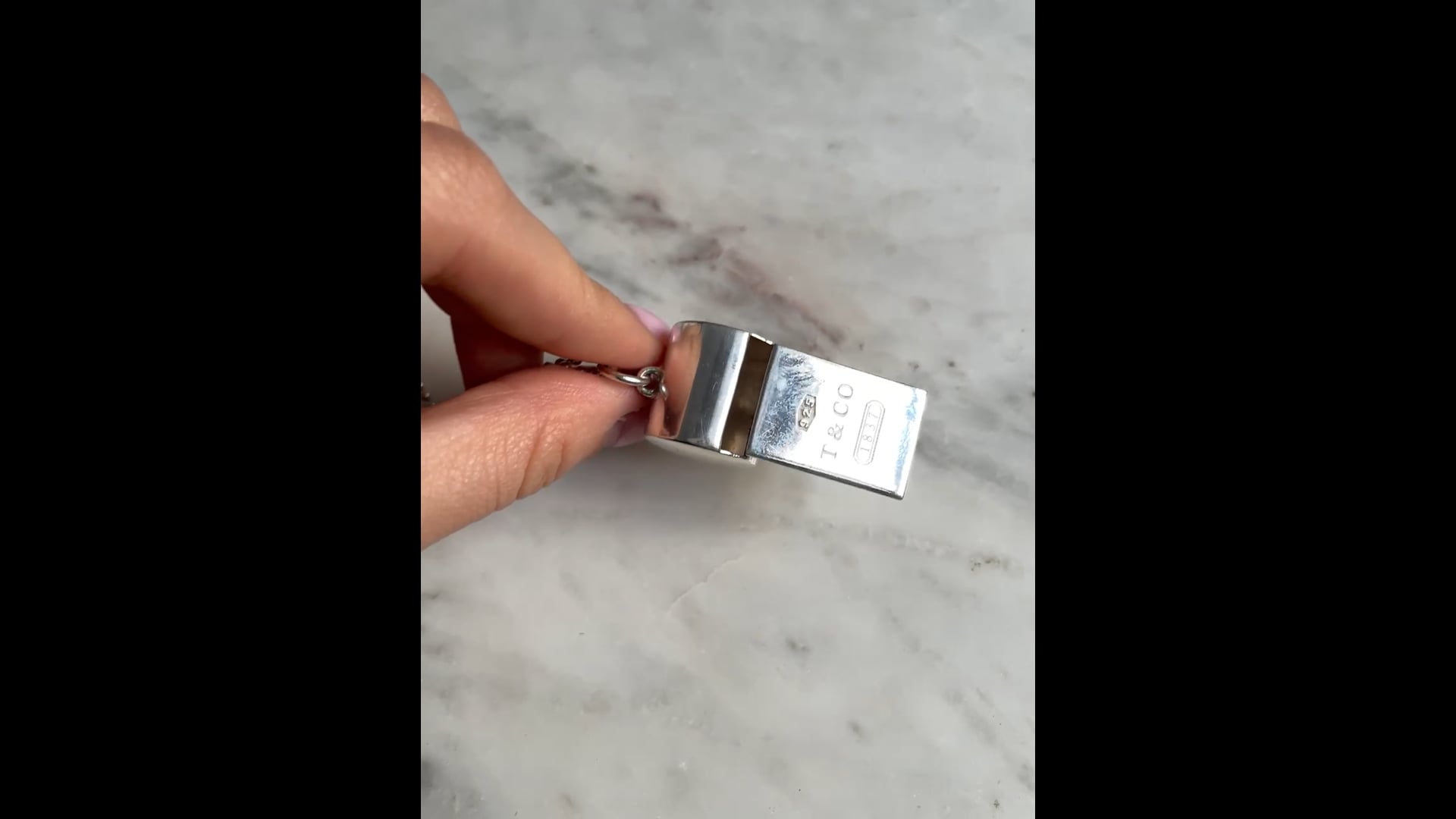 Fischietto Di Emergenza All'aperto In Titanio, Collana Edc Loud Whistle