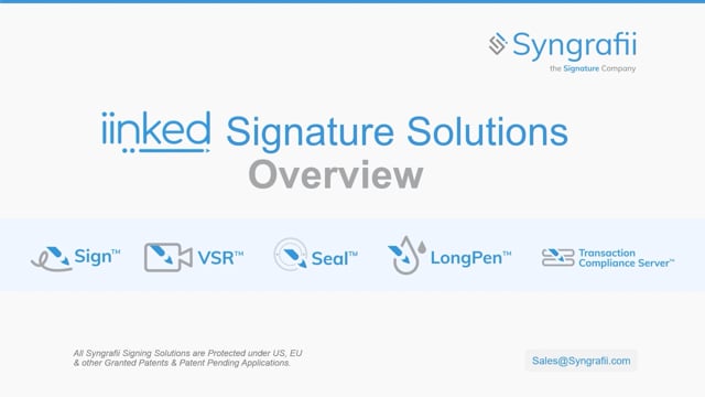 iinked Sign Video Library | iinked Sign