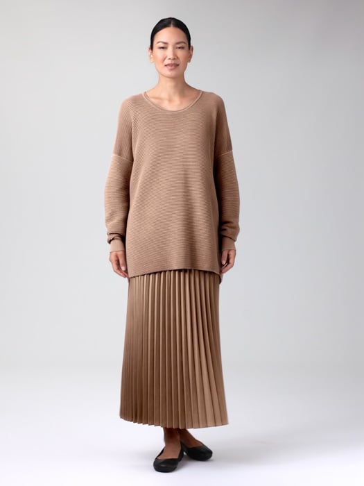Peruvian Cotton Blend Long Top | EILEEN FISHER Peruvian Cotton Blend Long Top | EILEEN FISHER