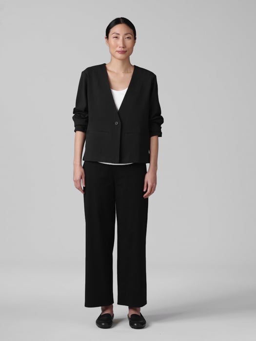 Organic Cotton Ottoman Jacket | EILEEN FISHER Organic Cotton Ottoman Jacket | EILEEN FISHER