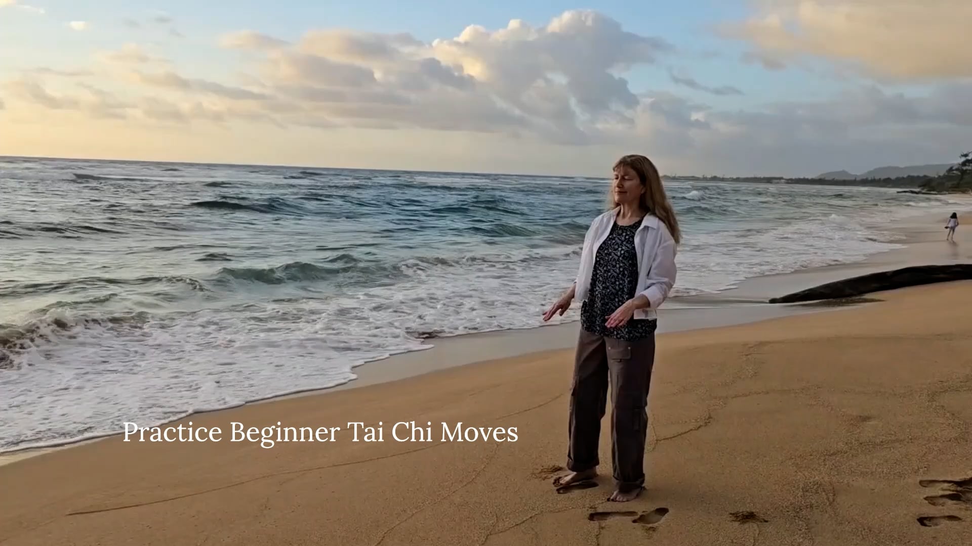 Practice beginner tai chi moves with me