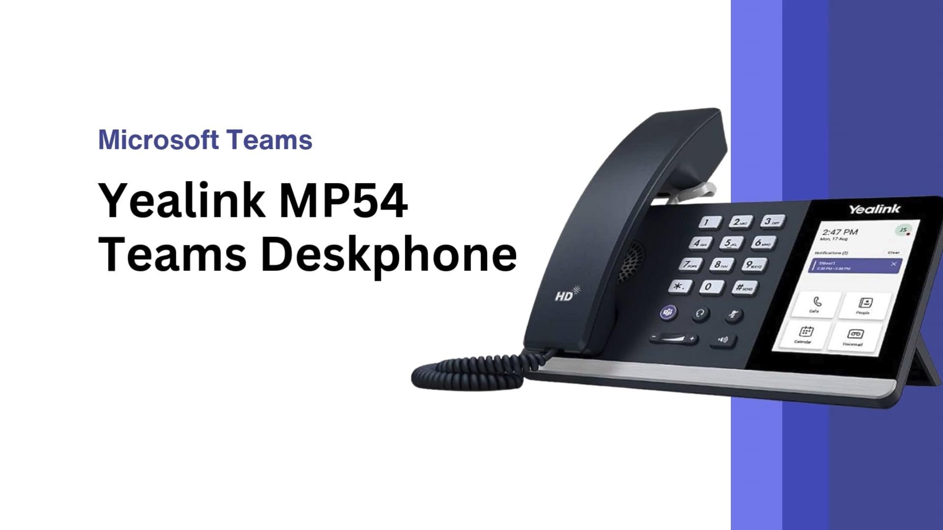 Yealink MP54 IP Phone for MS Teams - Video Guide | Videos & Movies on Vimeo