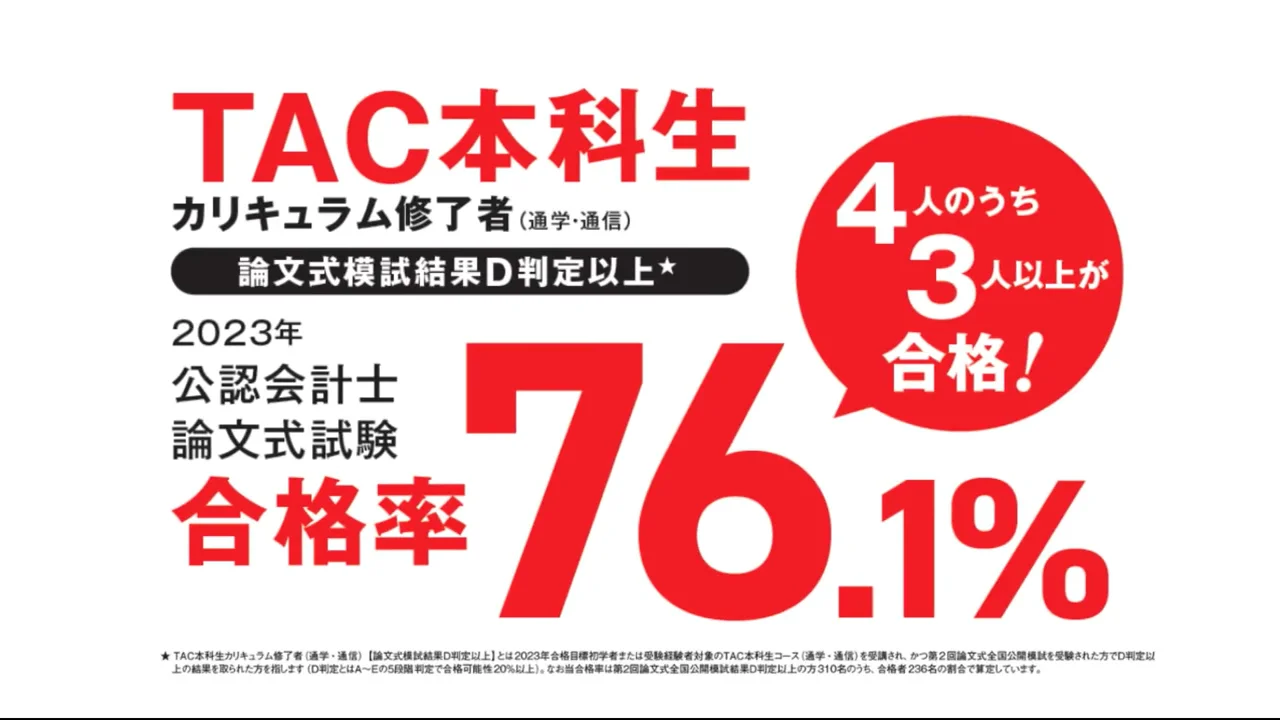 TAC 公認会計士2010合格目標 クラス受講コースの全て 公認会計士】 2027年合格目標 ハイスピード型 短答・論文